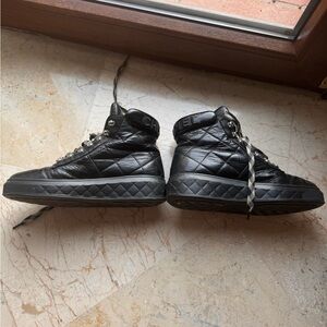 Chanel leather boots as new